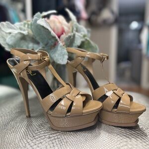 SAINT
LAURENT Women's Tribute Platform
High Heel Sandals